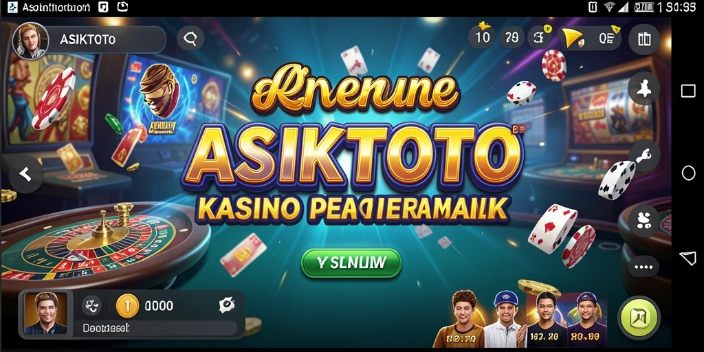 Tampilan gameplay Kasino yang mendebarkan di ASIKTOTO.