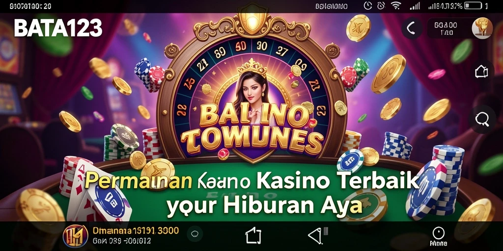 Tampilan gameplay seru dengan berbagai permainan kasino.