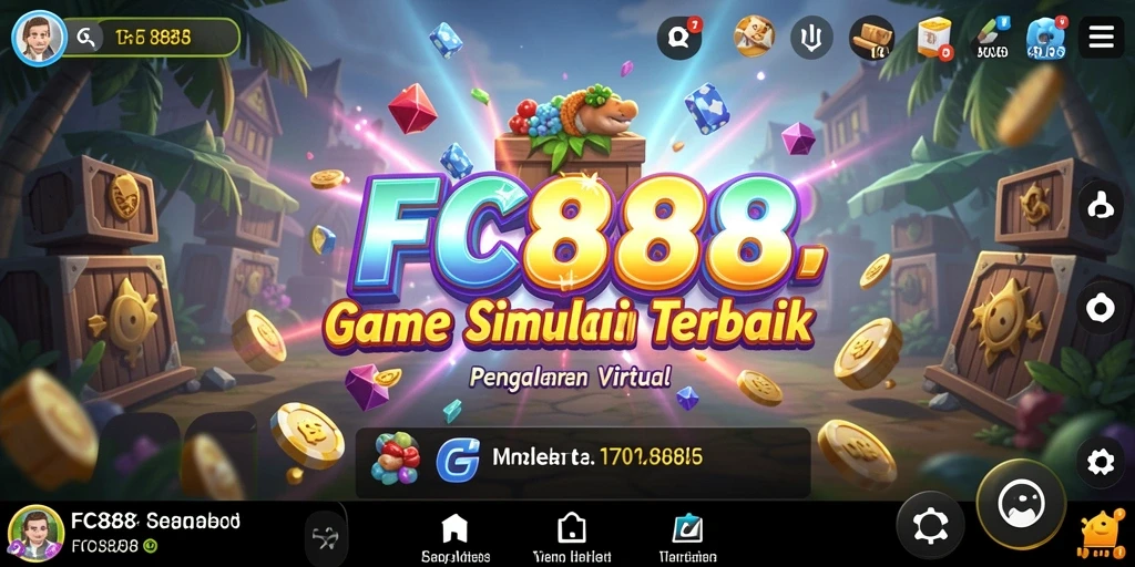 Screenshot gameplay FC888 menampilkan pengalaman simulasi yang realistis dan interaktif.