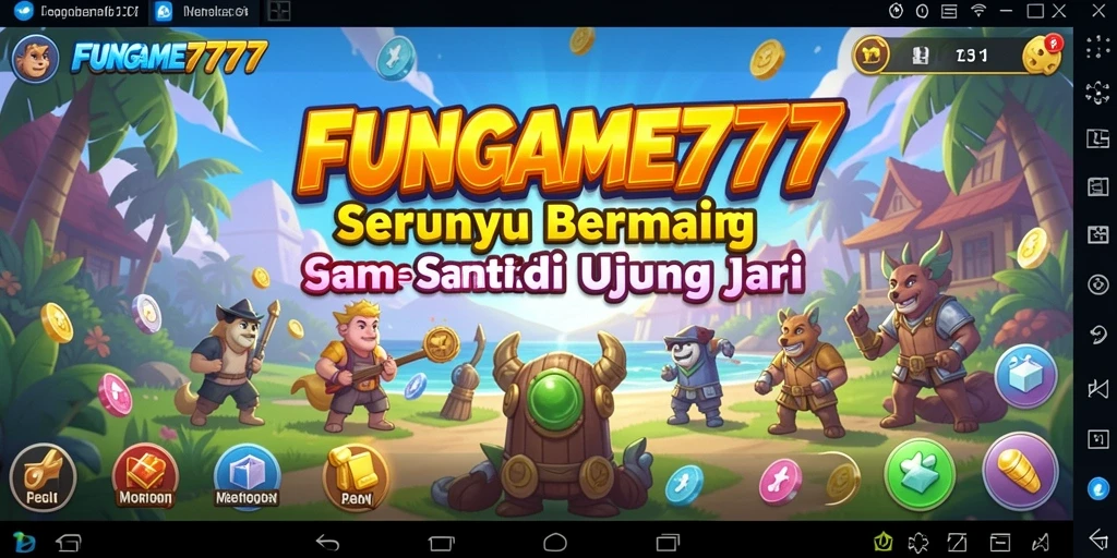 Tampilan gameplay seru dan interaktif di FUNGAME777.