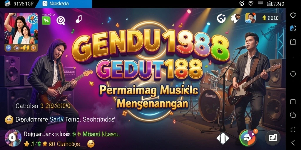 Menampilkan gameplay musik yang penuh tantangan dan keseruan.