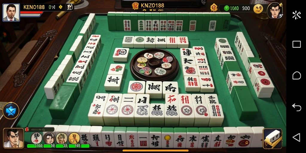 Tampilan menarik dari permainan Mahjong KENZO188 yang penuh strategi.