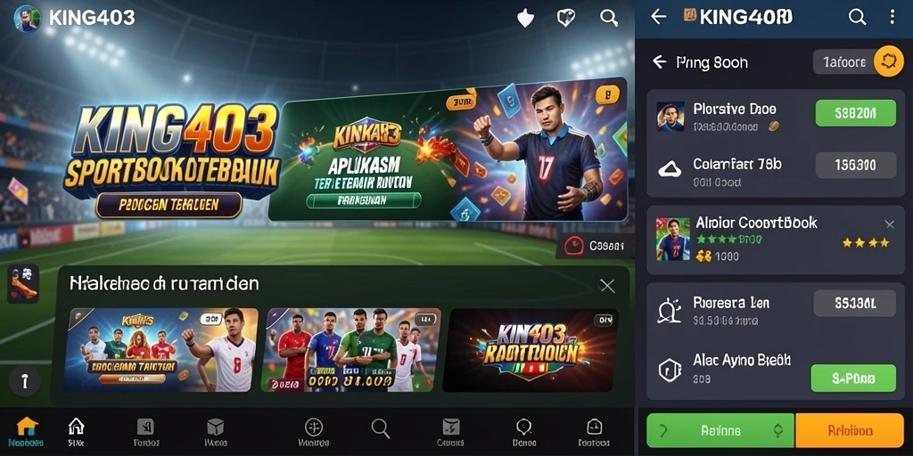 Tampilan menarik dari gameplay Sportsbook KING403 dengan variasi taruhan.