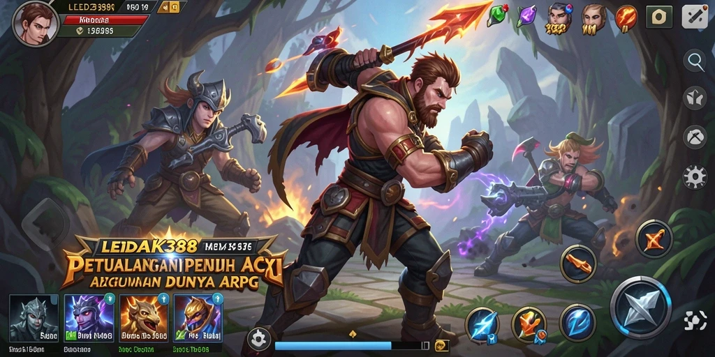 Tangkapan layar gameplay <strong>LEDAK388</strong> menampilkan aksi pertarungan yang mendebarkan.