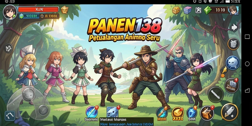 Tampilan menarik dari gameplay <strong>PANEN138</strong> dengan aksi seru karakter anime.