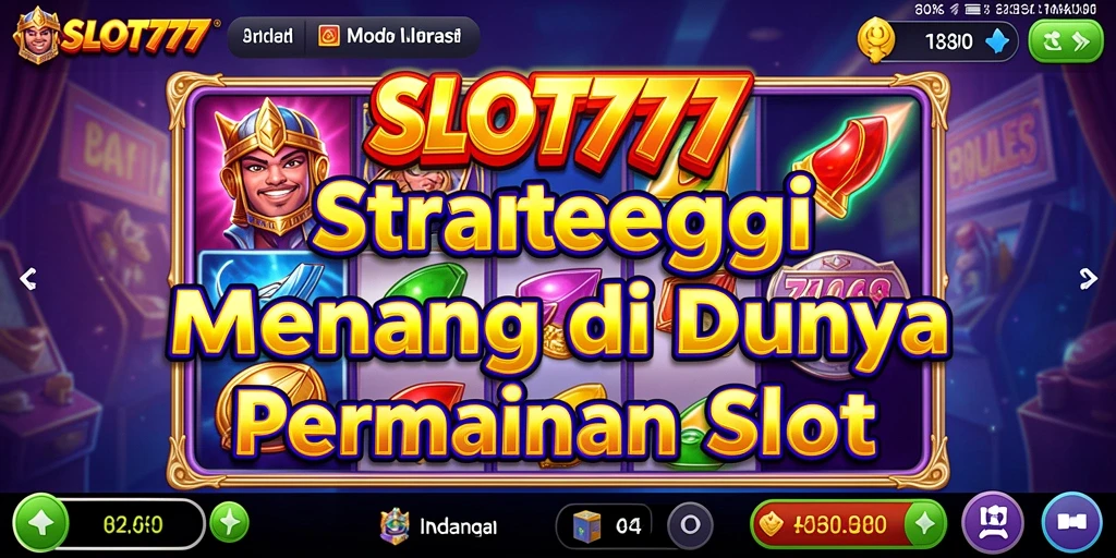 Tampilan gameplay SLOT777 yang mendebarkan dan penuh strategi.
